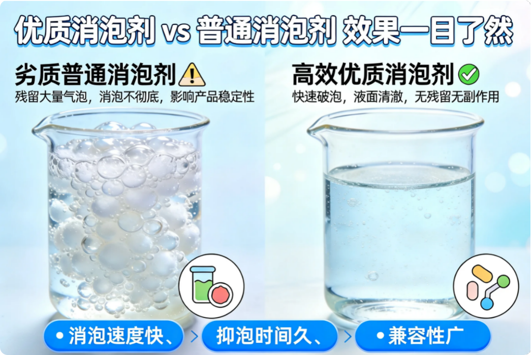 消泡剂成分效果对比
