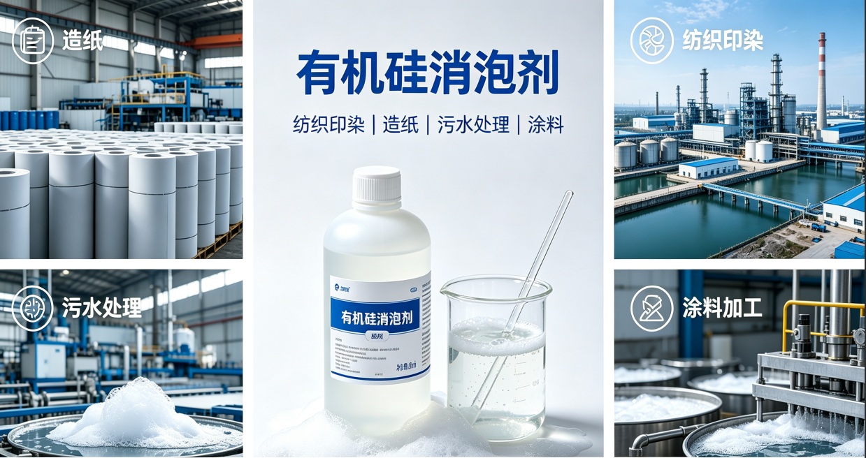 有机硅消泡剂应用场景图
