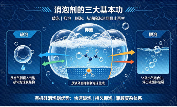 消泡剂的功效