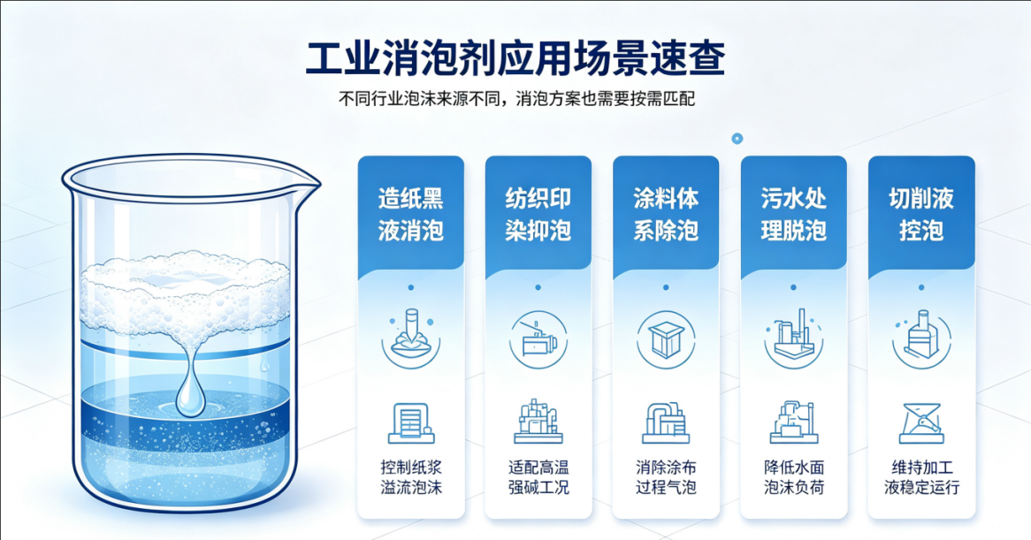 工业消泡剂应用场景图