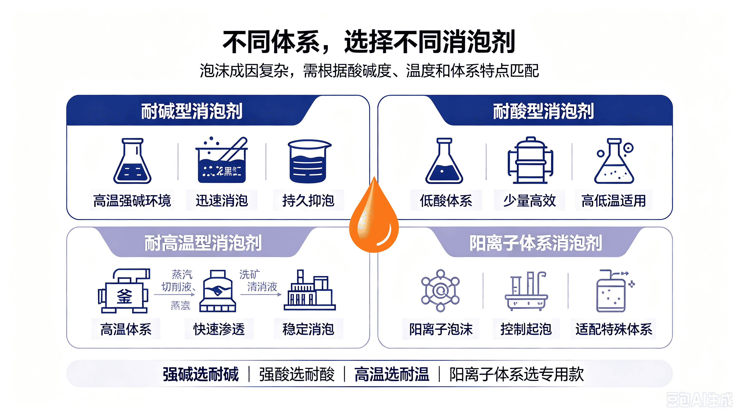 消泡剂的不同类型
