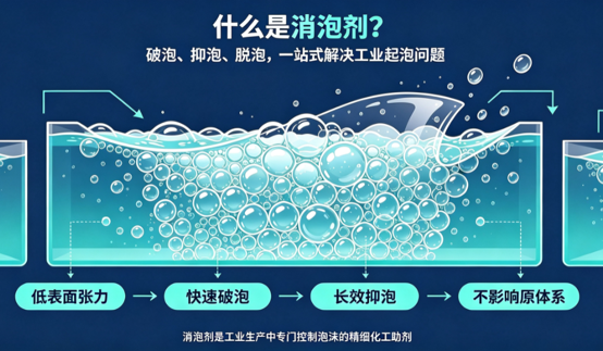 消泡剂消抑泡原理图