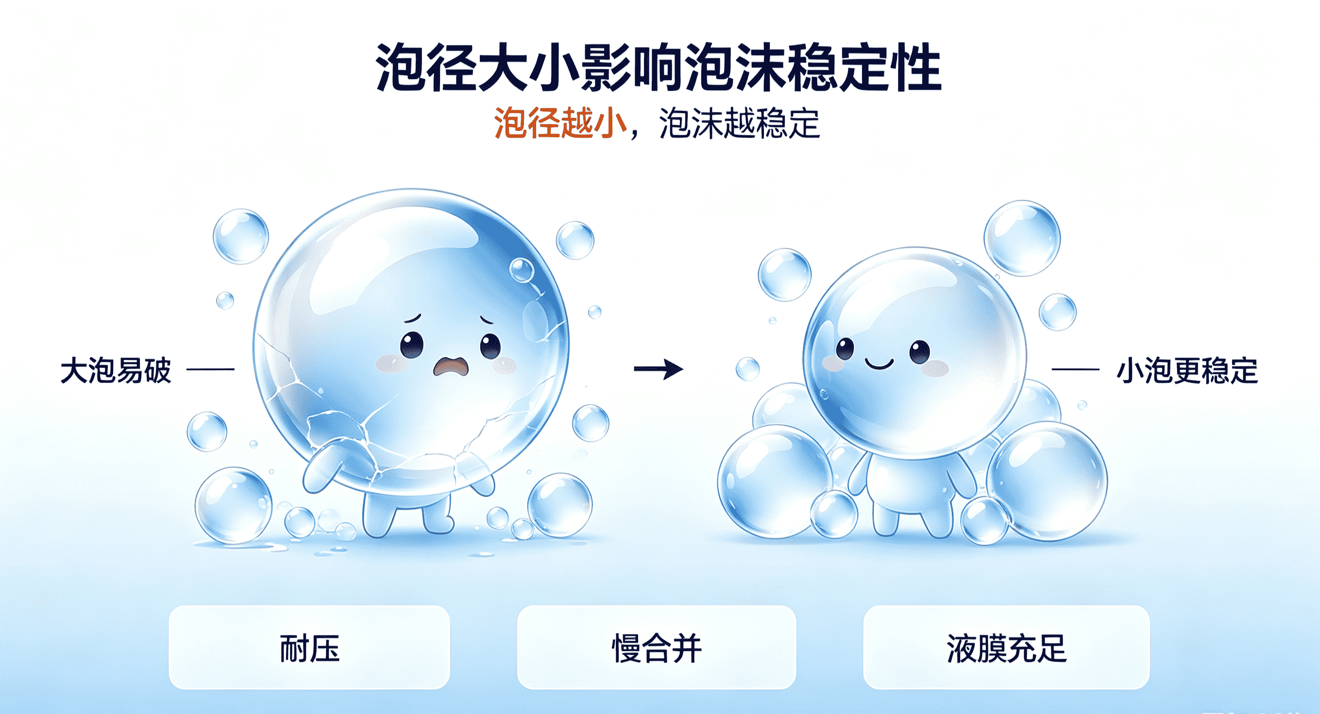影响泡沫稳定性的因素