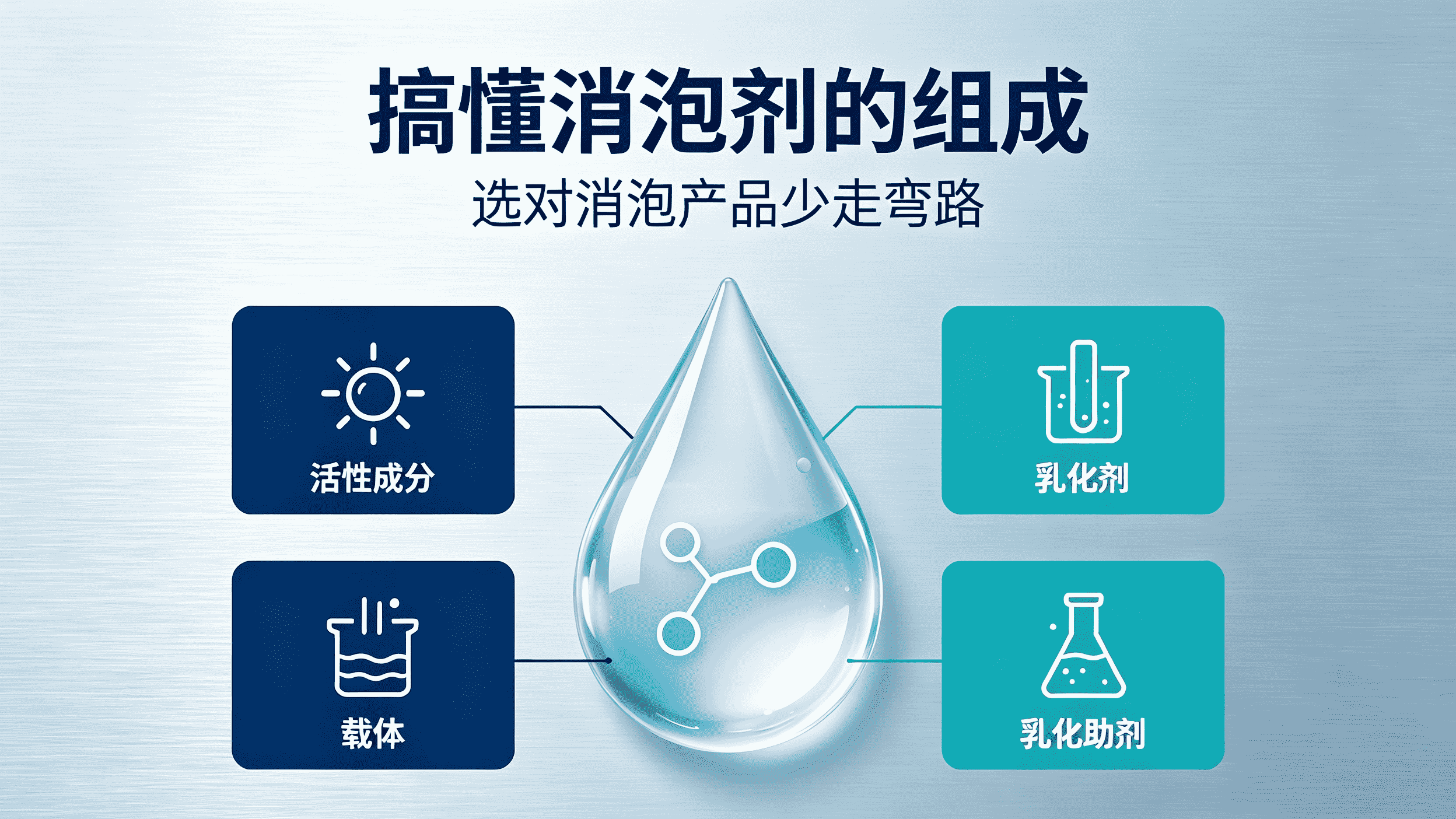 消泡剂组成科普图