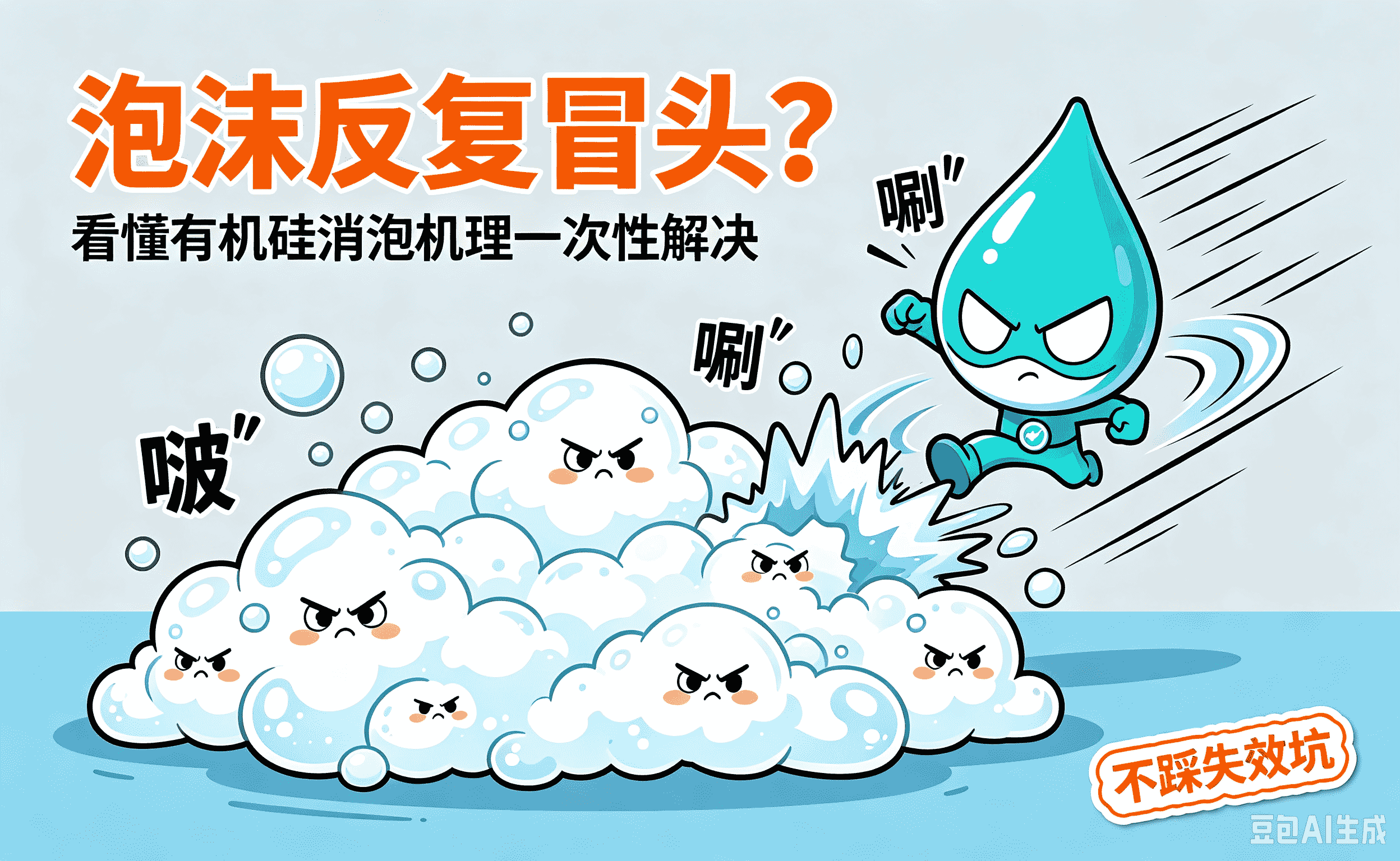 泡沫反复冒头怎么破