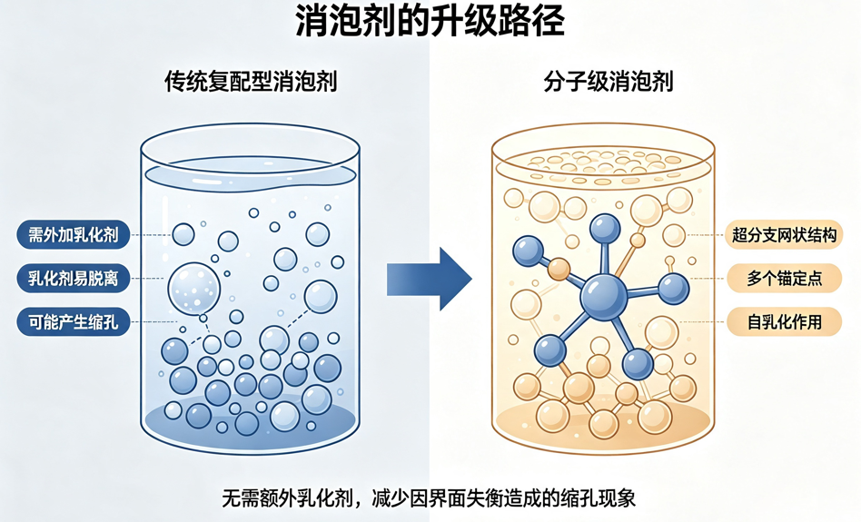 消泡剂升级路径
