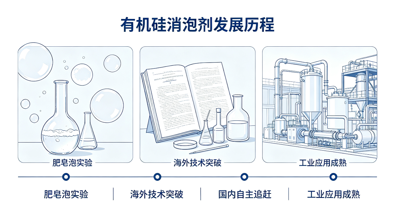 有机硅消泡剂的发展图