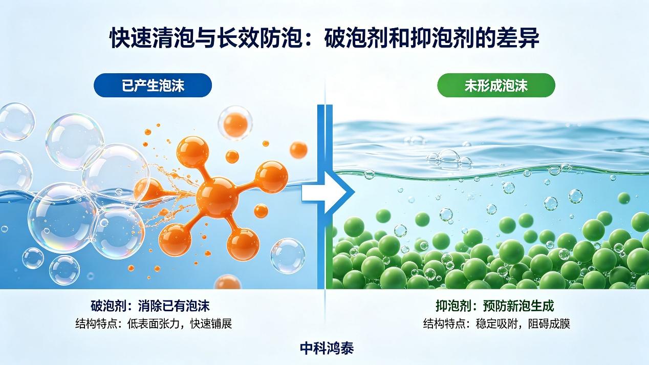 破泡剂与抑泡剂的区别