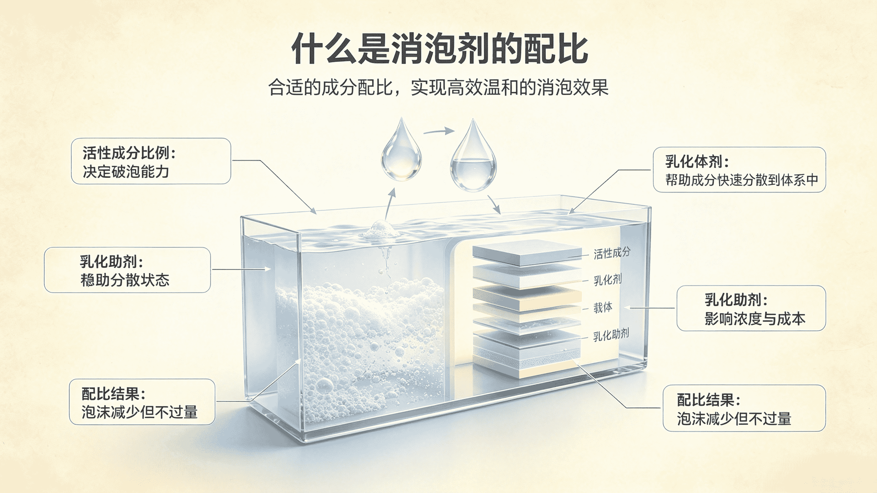 消泡剂的配比