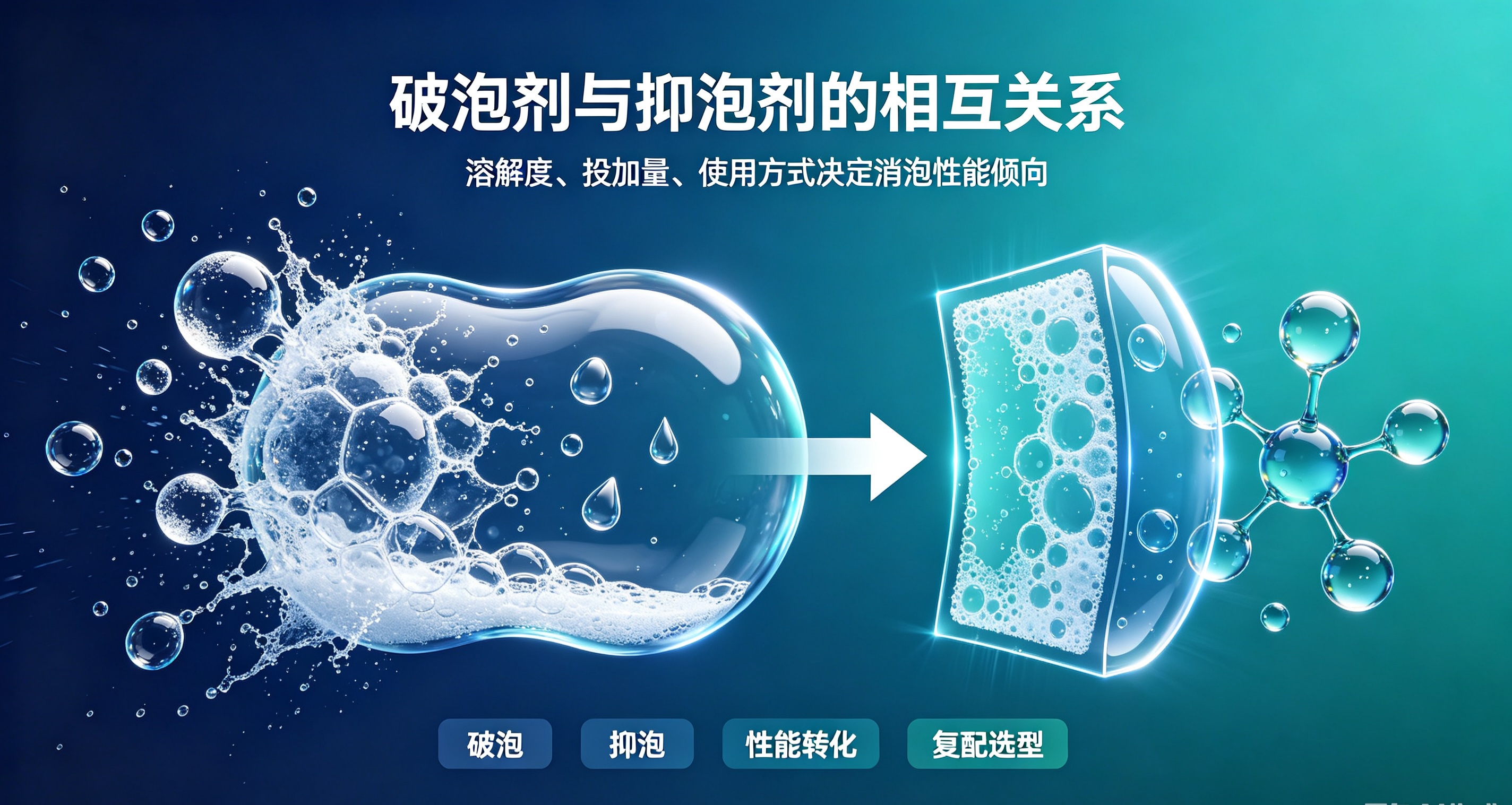 破泡剂与抑泡剂的相互关系