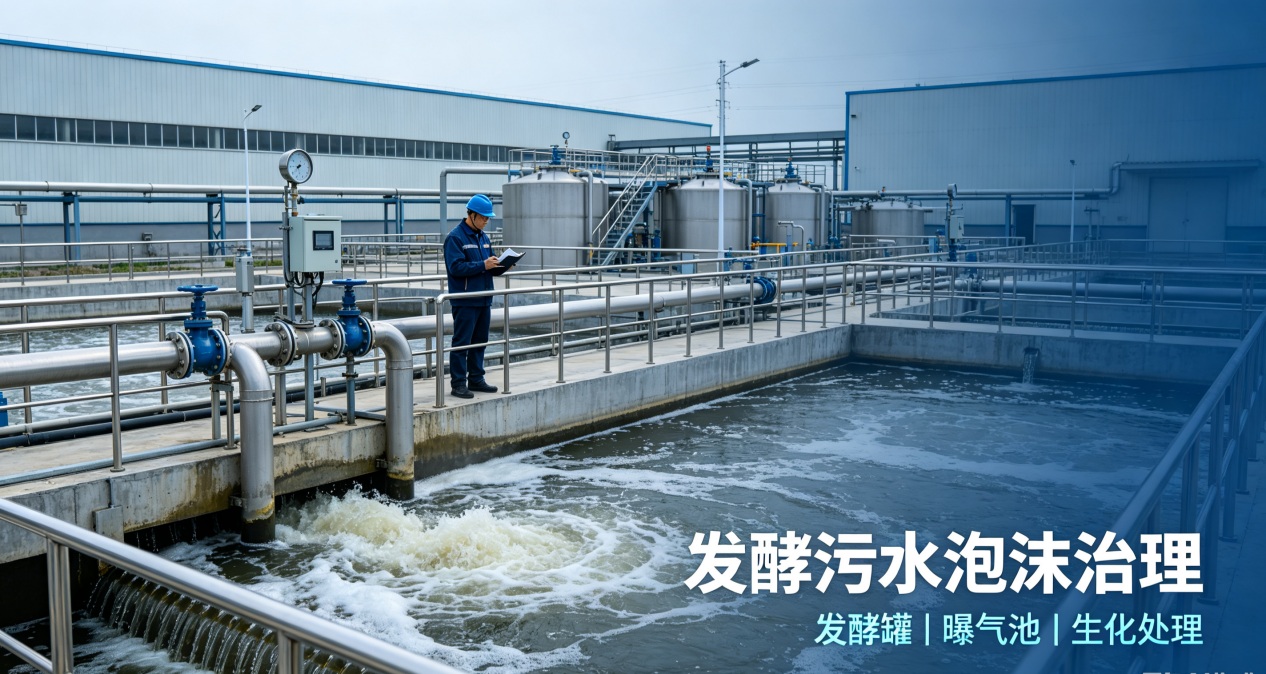发酵污水处理示意图