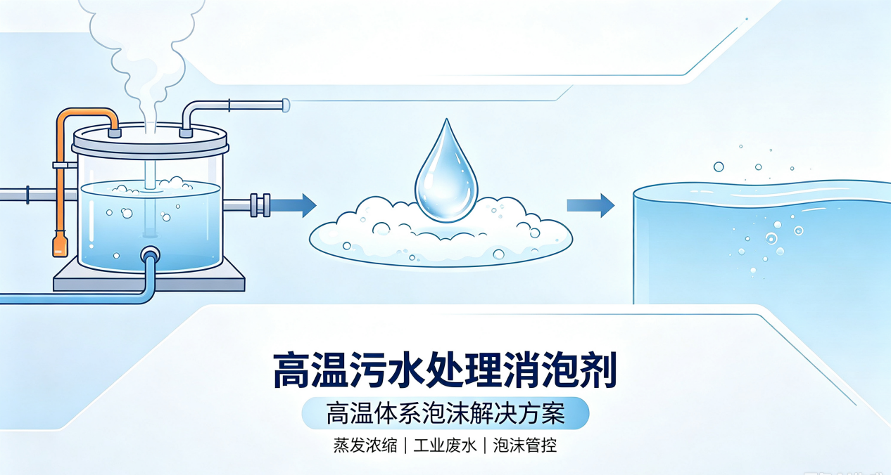 高温污水处理消泡剂应用示意图