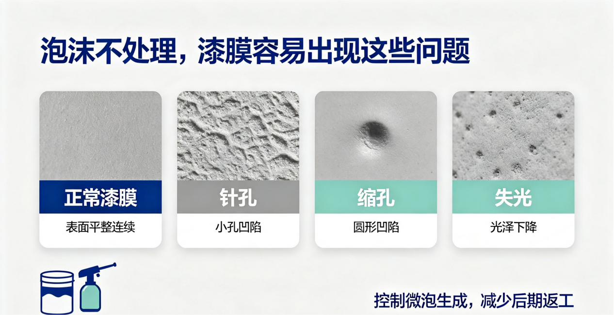 水性漆起泡带来的漆膜问题