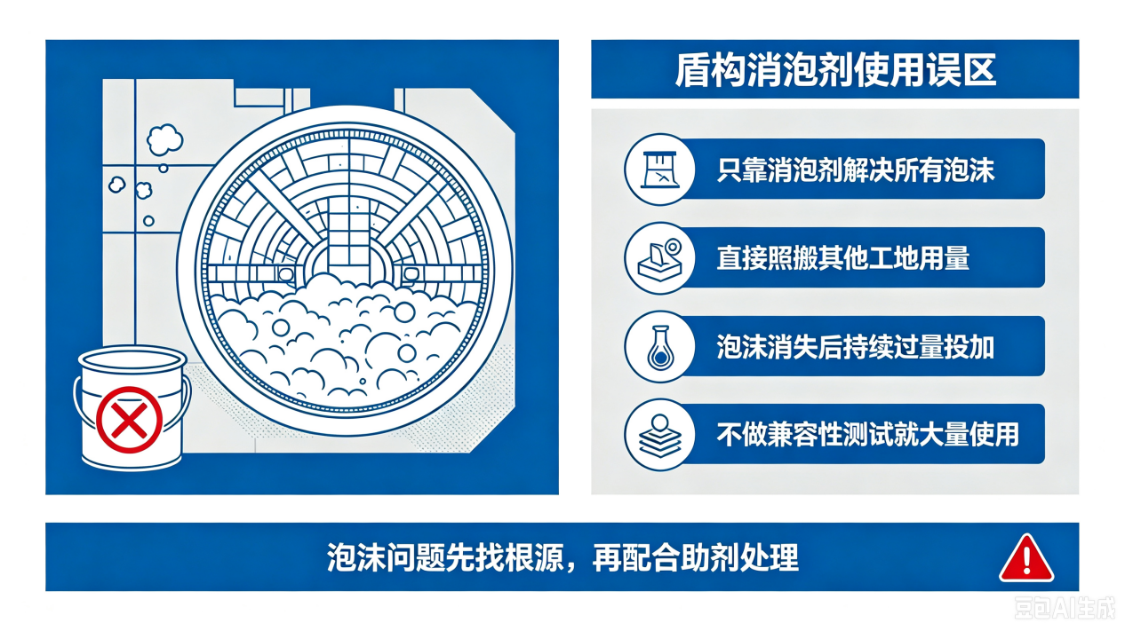 盾构消泡剂使用误区