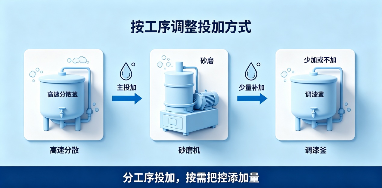 乳胶漆消泡剂产线工序流程图