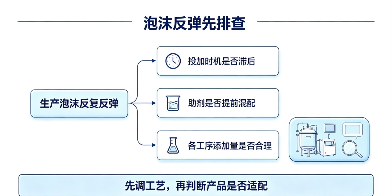 乳胶漆消泡剂故障排除流程图
