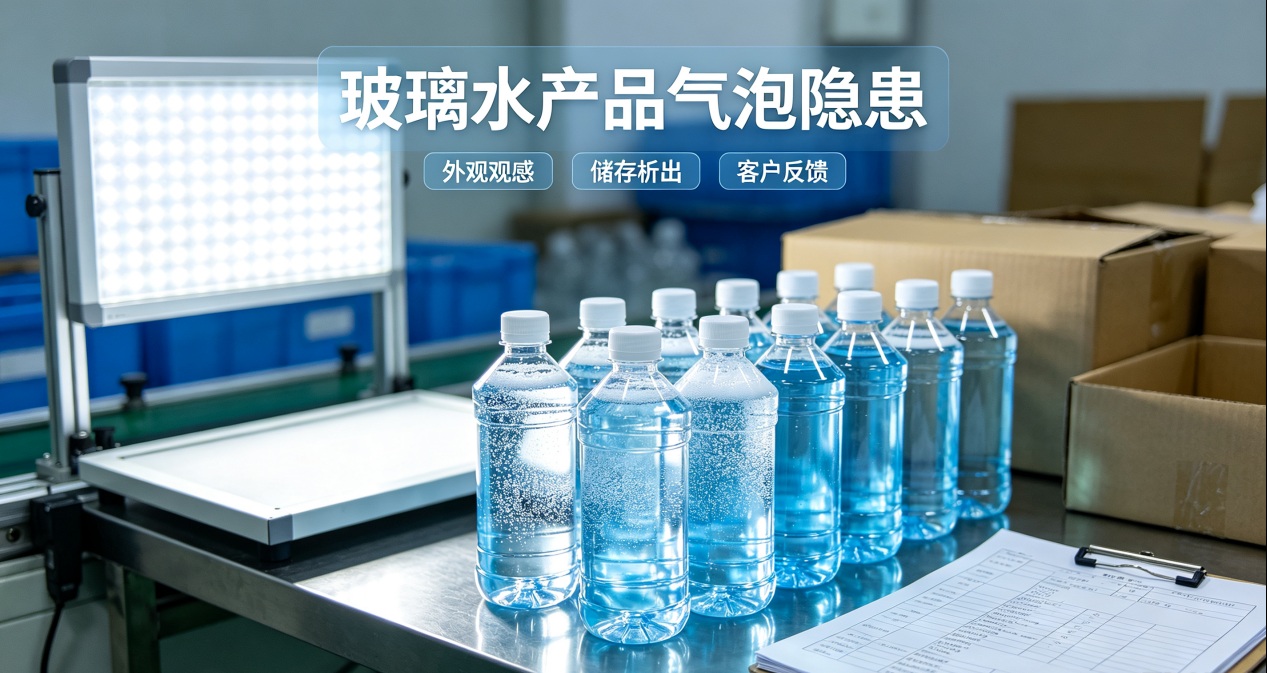 玻璃水产品起泡隐患示意图