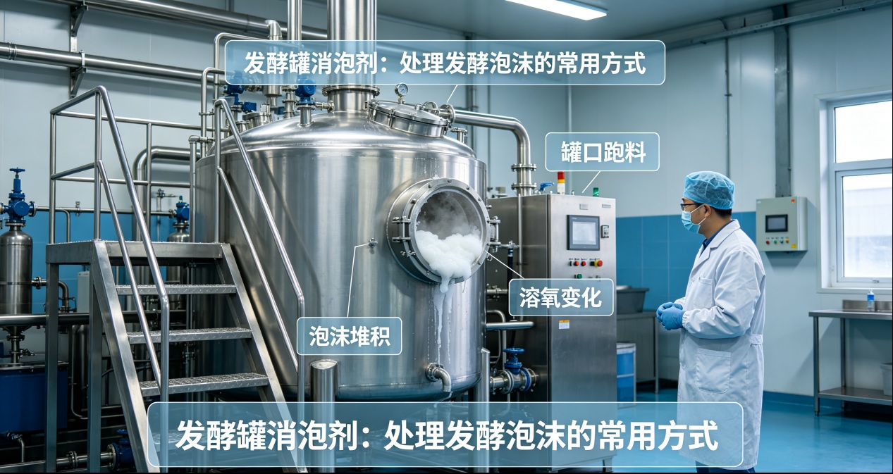 发酵罐生产泡沫问题示意图