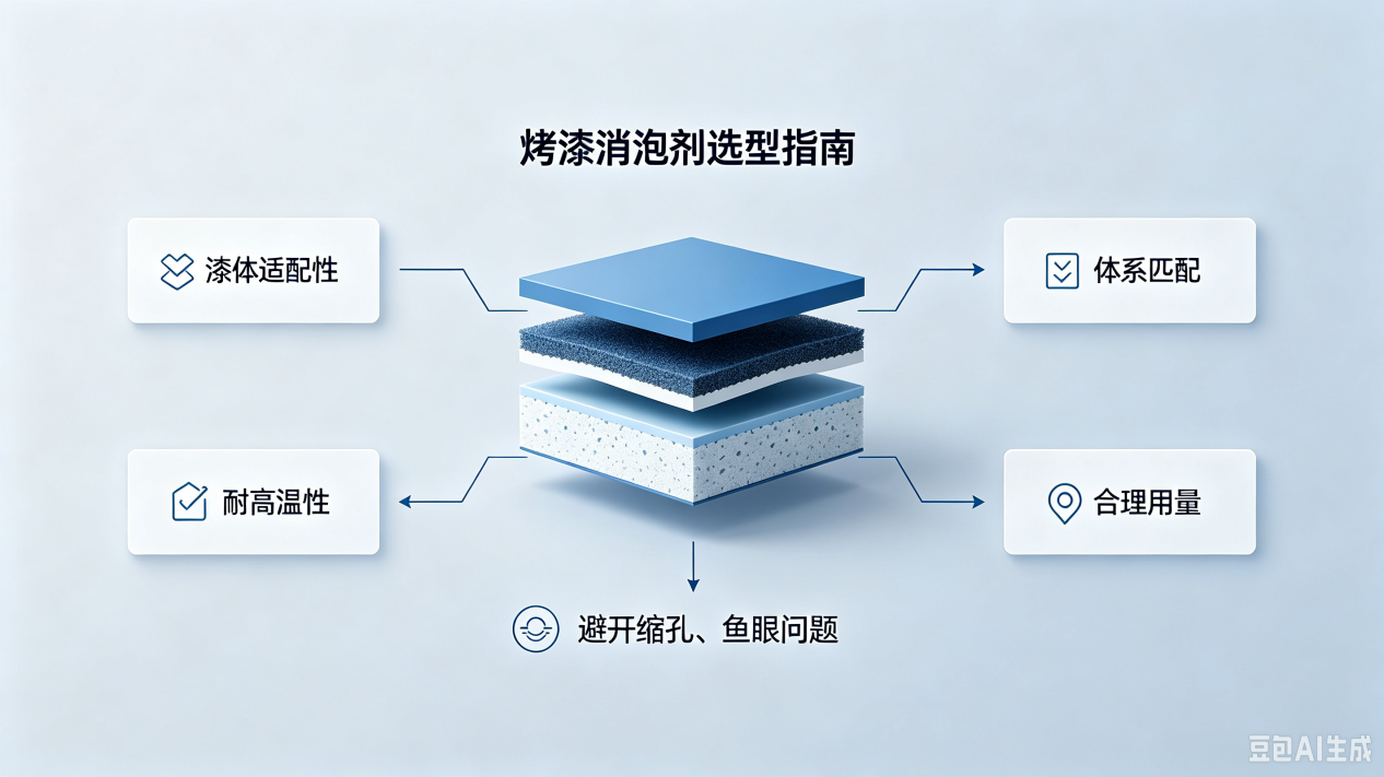 烤漆消泡剂选型总览信息图