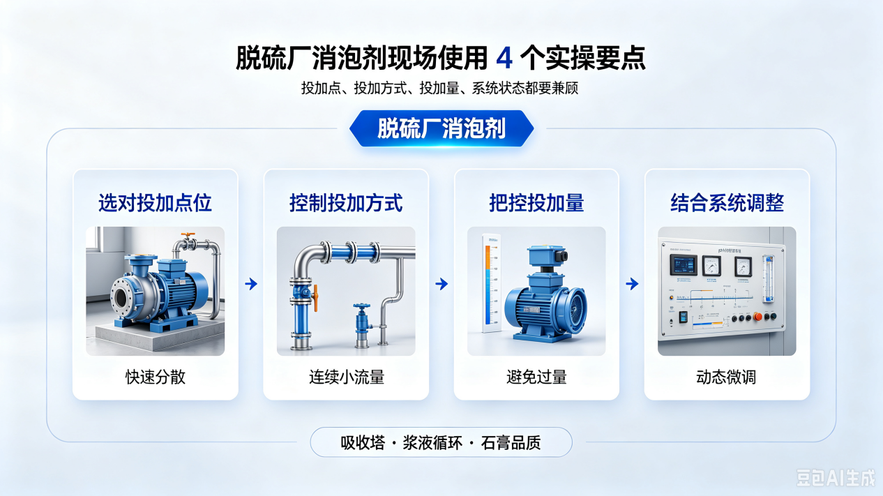 脱硫厂消泡剂四大实操要点图